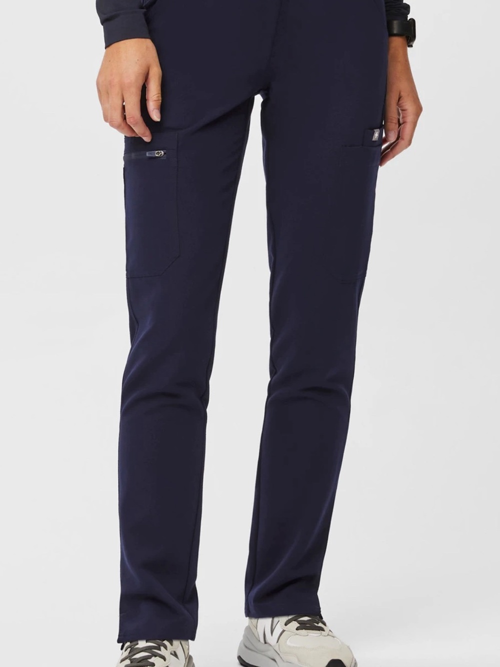 Figs Scrub Navy Yola Slim Pants XXS Petite